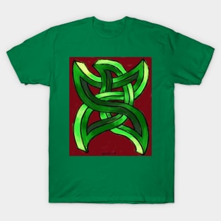 Dancing Inter-dimensional Star Celtic Cat T-Shirt